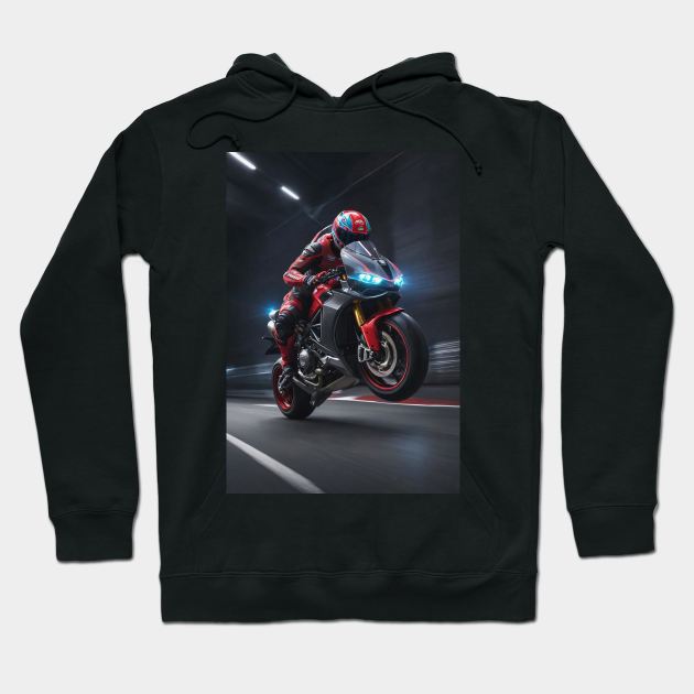 Motorcycle Dream Hoodie by FurryBallBunny